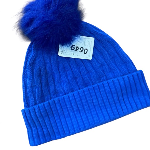 NWT Lululemon cable knit pom beanie BLAZER BLUE TONE - Picture 4 of 5